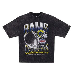 New Era Black Rams Super Bowl Champions Tee